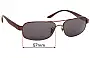 Sunglass Fix Ersatzgläser für Ray-Ban RB3273 - 57mm Wide 