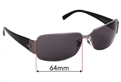 Ray-Ban RB3332 Ersatzgläser 64mm wide 