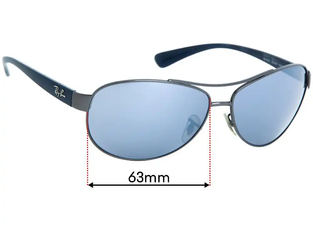 Ray-Ban RB3386 63mm Replacement Lenses