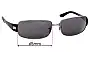 Sunglass Fix Replacement Lenses for Ray-Ban RB3421 - 65mm Wide 