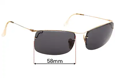 Ray-Ban RB3499 Ersatzgläser 58mm wide 
