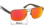 Sunglass Fix Ersatzgläser für Ray-Ban RB3530 - 58mm Wide 