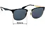 Sunglass Fix Ersatzgläser für Ray-Ban RB3538 - 53mm Wide 