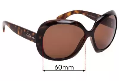Ray-Ban RB4098 Jackie Ohh II Ersatzlinsen 60mm wide 