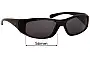 Sunglass Fix Verres de Remplacement pour Ray-Ban RB4103 - 56mm Wide 