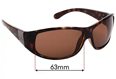 Ray-Ban RB4110 Replacement Lenses 63mm wide 