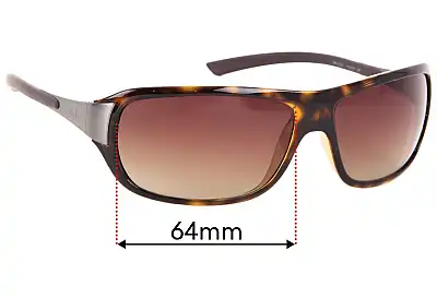 Ray-Ban RB4120 Replacement Lenses 64mm wide 
