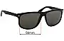 Sunglass Fix Ersatzgläser für Ray-Ban RB4147 Boyfriend - 56mm Wide 