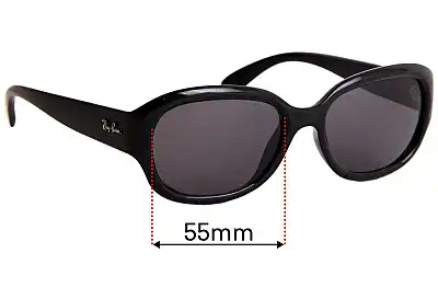 Ray-Ban RB4198 Ersatzgläser 55mm wide 