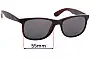 Sunglass Fix Ersatzgläser für Ray-Ban RB4202 Andy - 55mm Wide 