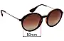 Sunglass Fix Verres de Remplacement pour Ray-Ban RB4222 - 50mm Wide 