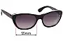 Sunglass Fix Lentes de Repuesto para Ray-Ban RB4227 - 55mm Wide 