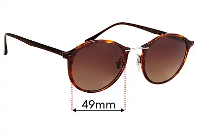 Ray-Ban RB4242 LightRay Ersatzgläser 49mm wide 