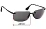 Sunglass Fix Ersatzgläser für Ray-Ban RB4255 - 60mm Wide 