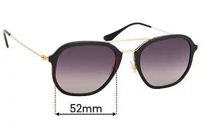 Ray-Ban RB4273 Ersatzgläser 52mm wide 