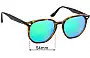 Sunglass Fix Replacement Lenses for Ray-Ban RB4306-F - 54mm Wide 