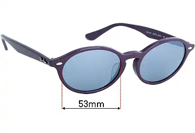 Ray-Ban RB4315F Replacement Lenses 53mm wide 