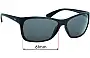 Sunglass Fix Ersatzgläser für Ray-Ban RB4331 - 61mm Wide 