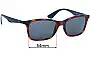 Sunglass Fix Replacement Lenses for Ray-Ban RB7047 - 54mm Wide 