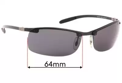 Ray-Ban RB8305 Tech Ersatzlinsen 64mm wide 