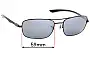 Sunglass Fix Verres de Remplacement pour Ray-Ban RB8309 Tech - 59mm Wide 