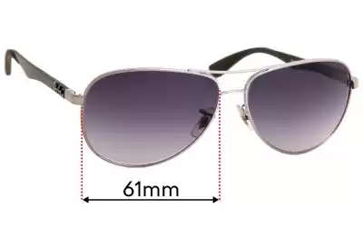 Ray-Ban RB8313 Tech Ersatzlinsen 61mm wide 