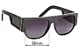Sunglass Fix Verres de Remplacement pour Retro Super Future Sideviews - 55mm Wide 