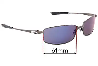 Revo RE8002 Efflux Lentes de Repuesto 61mm wide 