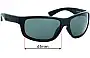 Sunglass Fix Replacement Lenses for Revo RE1006 Baseliner - 61mm Wide 