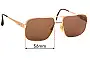 Sunglass Fix Replacement Lenses for Safilo Elasta 3038/P - 56mm Wide 