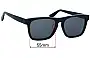 Sunglass Fix Lentes de Repuesto para Saint Laurent  SL M13/F - 55mm Wide 