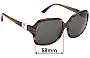 Sunglass Fix Replacement Lenses for Salvatore Ferragamo SF653SA - 58mm Wide 