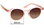 Sunglass Fix Replacement Lenses for Scanlan Theodore  Rose Blade - 50mm Wide 