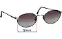 Sunglass Fix Replacement Lenses for Serengeti Drivers 5463V - 51mm Wide 