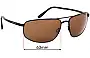 Sunglass Fix Replacement Lenses for Serengeti Mazzo - 63mm Wide 