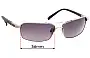 Sunglass Fix Replacement Lenses for Serengeti Pareto - 56mm Wide 