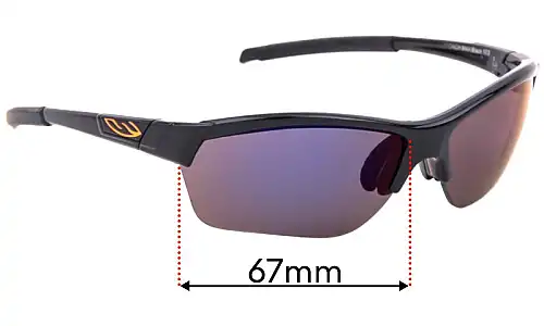 Sunglass Fix Replacement Lenses for Smith Approach Max - 67mm Wide Smith Approach Max Replacement Lenses 67mm wide