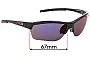 Sunglass Fix Replacement Lenses for Smith Approach Max - 67mm Wide 