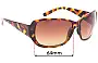 Sunglass Fix Replacement Lenses for Smith Hemline - 64mm Wide 