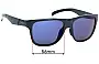 Sunglass Fix Replacement Lenses for Smith Lowdown/N - 56mm Wide 