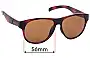 Sunglass Fix Lentes de Repuesto para Paul Smith Towns End - 56mm Wide 