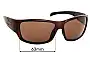 Sunglass Fix Replacement Lenses for Smith Unknown Model - 63mm Wide 