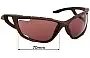 Sunglass Fix Replacement Lenses for Specialized Divide - 70mm Wide 