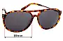 Sunglass Fix Replacement Lenses for Specsavers Klopp Sun Rx - 59mm Wide 