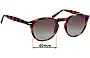 Sunglass Fix Replacement Lenses for Specsavers Rhyl Sun Rx - 49mm Wide 