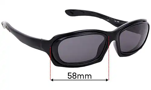 Specsavers Sun Rx 120 Replacement Lenses 58mm wide 
