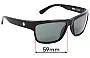 Sunglass Fix Replacement Lenses for Spy Optic Frazier - 59mm Wide 