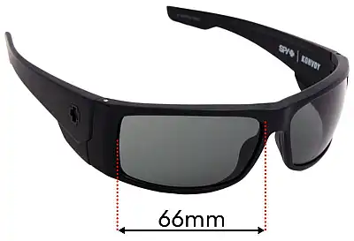 Spy Optic Konvoy Replacement Lenses 66mm wide 