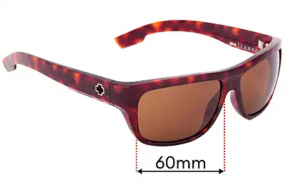 Spy Optic Lennox Replacement Lenses 60mm wide 