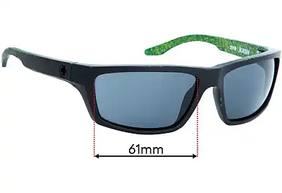 Spy Optic Kash Replacement Lenses 61mm wide 